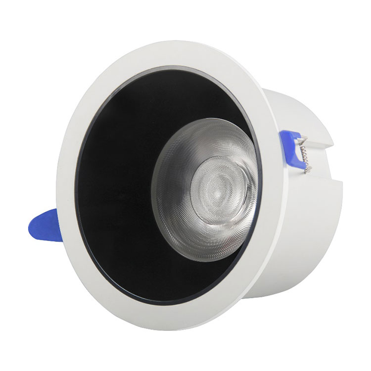 Plastikoa Aluminiozko COB Led Downlight-arekin