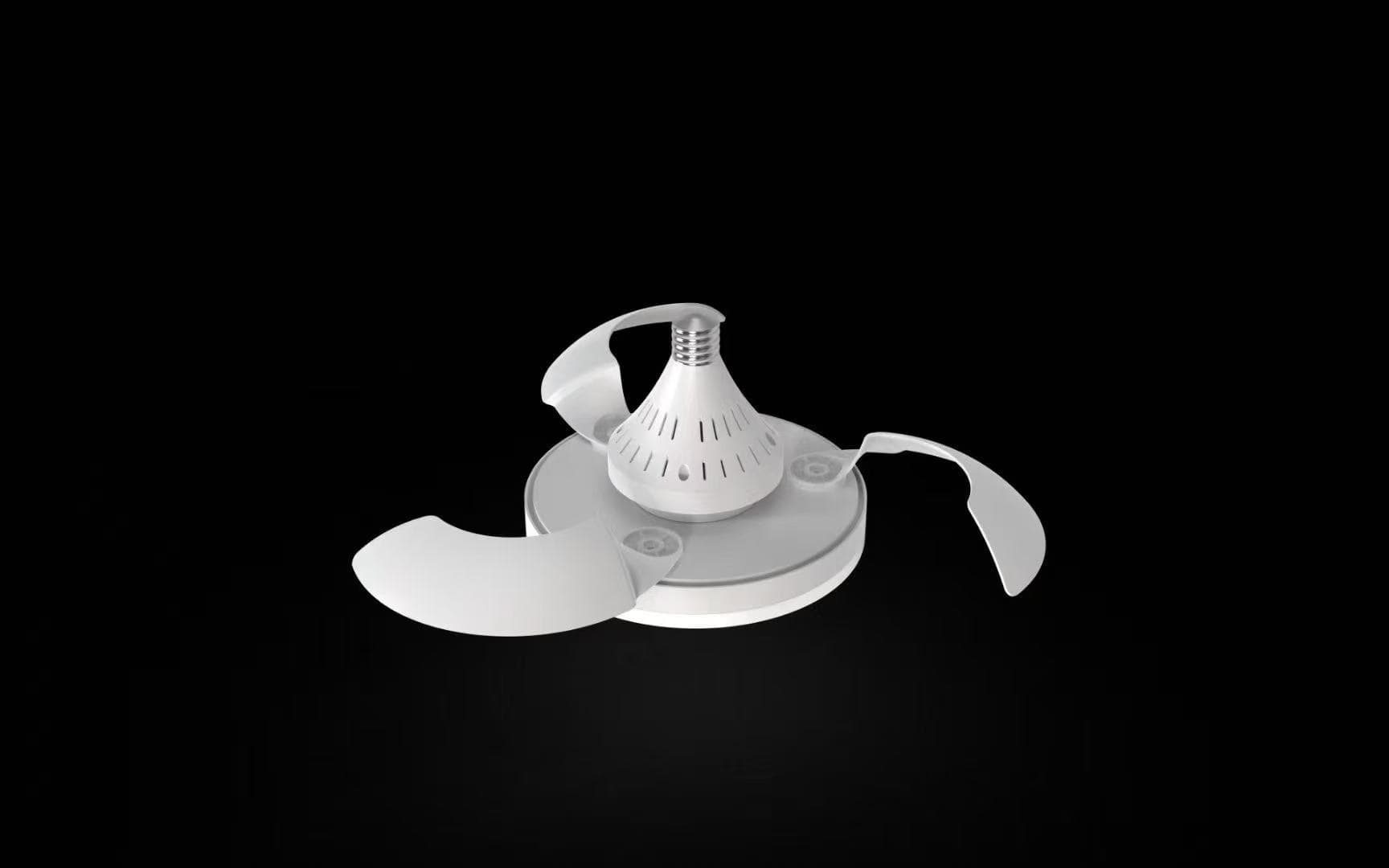 UFO Fan Light, Dimmable Light Socket sabaiko zalea, 3 kolore 3000k-6500k